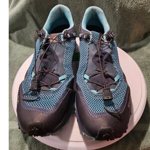 Salewa Ultra Train 2 Trail Running Shoes Womens 10.5 Blue Michelin Hiking Rugged